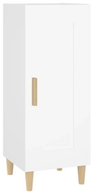 812411 vidaXL Servantă, alb, 34,5x34x90 cm, lemn compozit