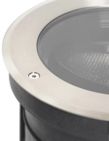 Set de 6 spoturi îngropate din oțel AR111 reglabile IP65 - Delux Honey