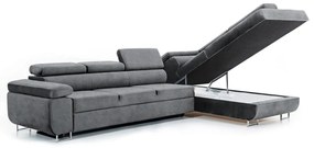 Colțar extensibil Annabelle Maxi dreapta - tapițerie Zetta 304 / picioare cromate