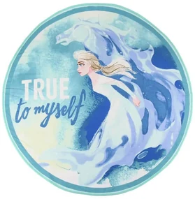 Disney Regatul de gheață prosop de baie formă, prosop de plajă 130 cm (Uscare Rapidă)