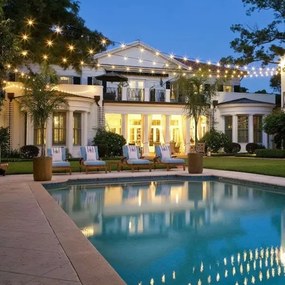 LED șir decorativ exterior 10xE27/1W/230V 10 m IP65 negru