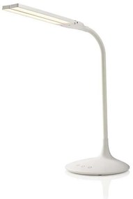 Nedis LTLG3M1WT4 - Lampă de birou LED reglabilă 6W, 5V, 2200 mAh albă