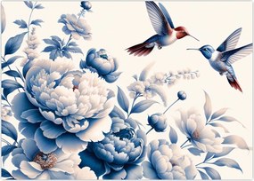 Tablou - Colibri deasupra florii (70x50 cm)