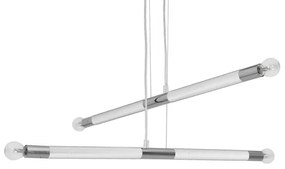 Lustră pe cablu BASTONE WHITE 4xE14/40W/230V