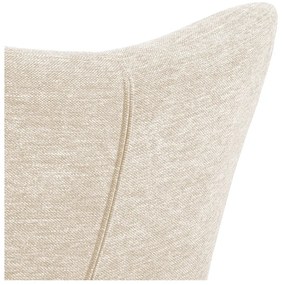 Set fotoliu și taburet Actona Talgarth, alb - crem