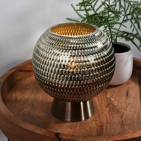 Searchlight EU67008PB - Lampă de masă MILA LED/0,6W/3xAAA verde