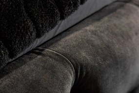 Pat elegant tapitat cu catifea gri olive, Paris 180x200cm A-6541076 VC