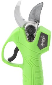 Foarfece de crengi fără fir cu 2 baterii și încărcător