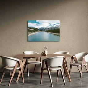Tablou cu peisaj montan (90x60 cm)