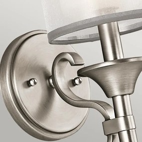 Kichler KL-LACEY1-AP - Aplica de perete LACEY, 1xE14/40W/230V, crom mat
