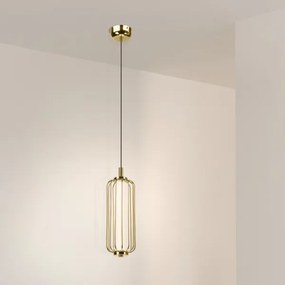 Lustră suspendată LED BONNIE, 15W, 230V, 3000K, aurie