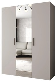 Dulap de haine 150 cm Borry 2 (Cașmir + Argintiu). 1125820