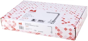 Baterie Bucatarie Lebada Tip L INOX 5001   L[mm]: 220; H[mm]: 95; Hu[mm]: 310; Ht[mm]: 340