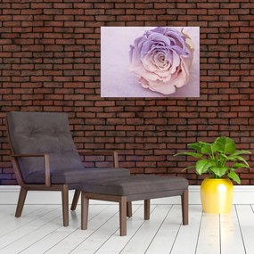 Tablou detaliu florii de trandafir (70x50 cm)