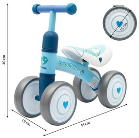 Bicicletă copii Baby Mix Fruit, verde