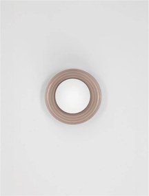 Aplica baie protectie IP44, Portelan mocha, ORBIQUE 22cm