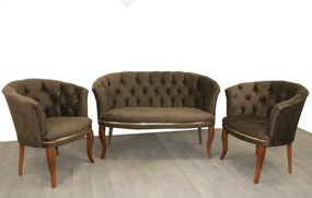 Set canapea Milano Relax Homs textil maro