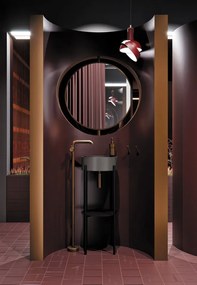 SILIA - Cârlig Unic, Montaj pe Perete, Bronz Periat (ADI_C111)