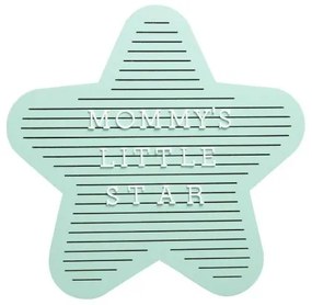 Pearhead - Tabla decorativa steluta cu litere pentru personalizare
