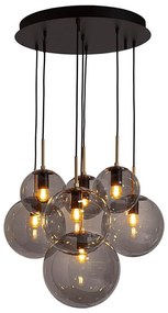 ByRydens 4202390-4002 - Lustră cu cablu LAURA 7xE27/8W/230V