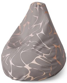 Sac de șezut Pear modeluri bej - pentru copii, gri