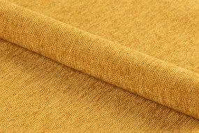 MAZZONI EXPORT SOPHIA Muștar (material Apia 280)/cadru negru - FOTOLIU DE ODIHNĂ SCAUN PENTRU SALON/BIROU TAPIȚAT