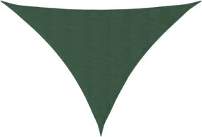 vidaXL Parasolar, verde închis, 4x5x6,4 m țesătură oxford triunghiular