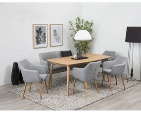 Masă de sufragerie BERG stejar