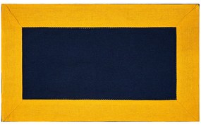 Suport farfurie Heda albastru închis /galben,30 x 50 cm