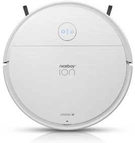 Niceboy ION Charles i6 - Aspirator robot 2în1, 2600 mAh, Wi-Fi, alb
