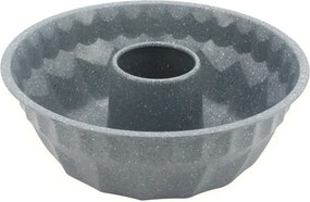 Forma pentru chec Voltz V51223GE, 26,5 x 9,5 cm, Finisaj marmorat, Otel carbon, Gri