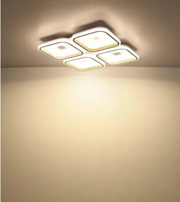 Globo 48097-60 - Plafonieră LED dimabilă MOSAIKO LED/55W/230V 54x54 cm+telecomandă