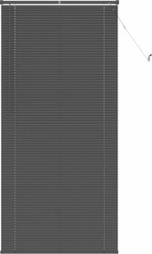 vidaXL Jaluzea venetiană Manual Ajustabil Gri argintie 213 x 90 cm PVC