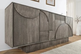 Comoda cu model optic 3D, Lemn, ART DECO 170cm