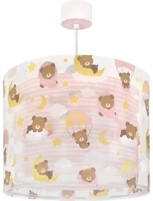 Dalber 41572S - Lustră pentru copii BABY TEDDY 1xE27/15W/230V roz