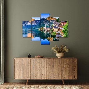 Tablou - Sat alpin (150x105 cm)