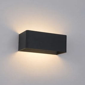 Brilagi - Aplică LED de perete pentru exterior DONNANI LED/7W/230V 20 cm neagră IP44