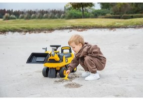 Încărcător frontal fără pedale pentru copii CAT galben/negru