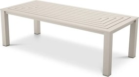 Masa pentru interior/ exterior design LUX din aluminiu Vistamar sand, 240x105cm 113649 HZ
