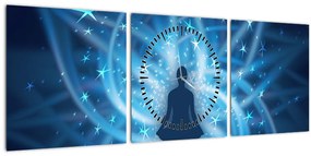 Tablou - Energie spirituală (cu ceas) (90x30 cm)