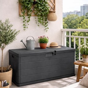 Cutie de depozitare ALPHA, 340L, 118x59x57cm, antracit I.P.A.E-Progarden