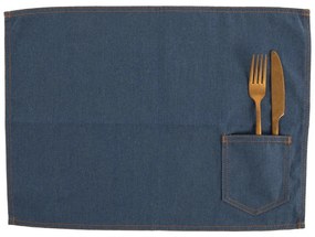 Suport pentru farfurii din material textil 45x33 cm Indigo – Tiseco Home Studio