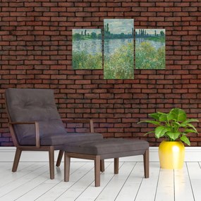 Tablou - Claude Monet, Banks of the Seine, reproducere (90x60 cm)