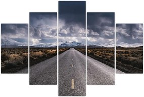 Tablou drumului în deșert (150x105 cm)