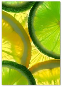 Tablou sticlă Lime si lamaie