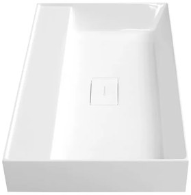 Sapho - Lavoar suspendat GODIVA 68x44 cm marmură/alb