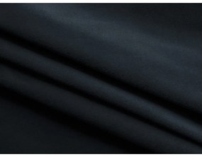 Colțar albastru închis extensibil/cu spațiu de depozitare cu tapițerie din catifea (în formă de "U") Kapua – Makamii