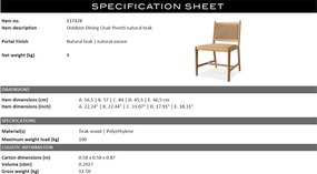 Scaun pentru exterior, design LUX, Pivetti