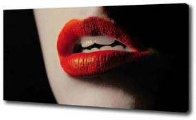 Tablou pe pânză canvas Buze rosii