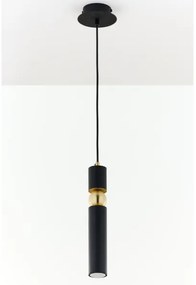 Lustră pe cablu Jupiter 2003 ALAS 1xGU10/10W/230V negru/auriu